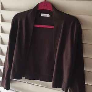Chocolate Brown CALVIN KLEIN Shrug